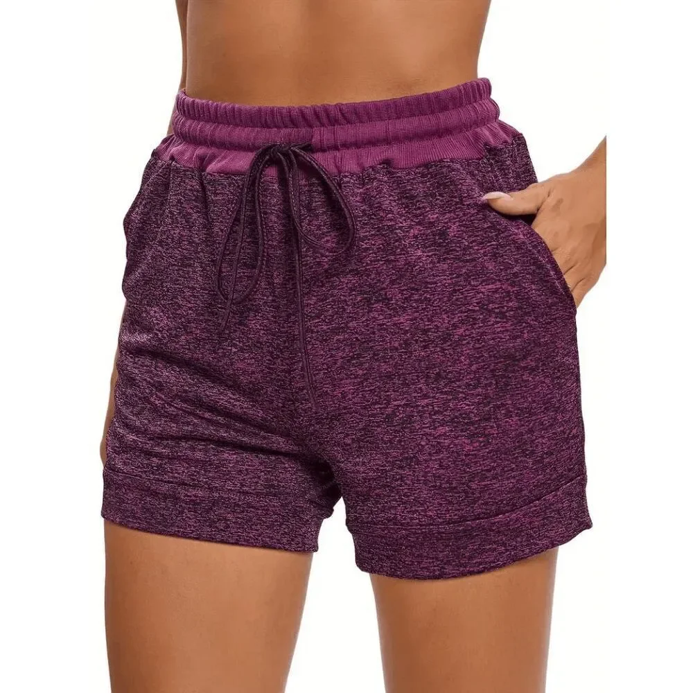 Dual Pockets Drawstring Shorts Casual Shorts